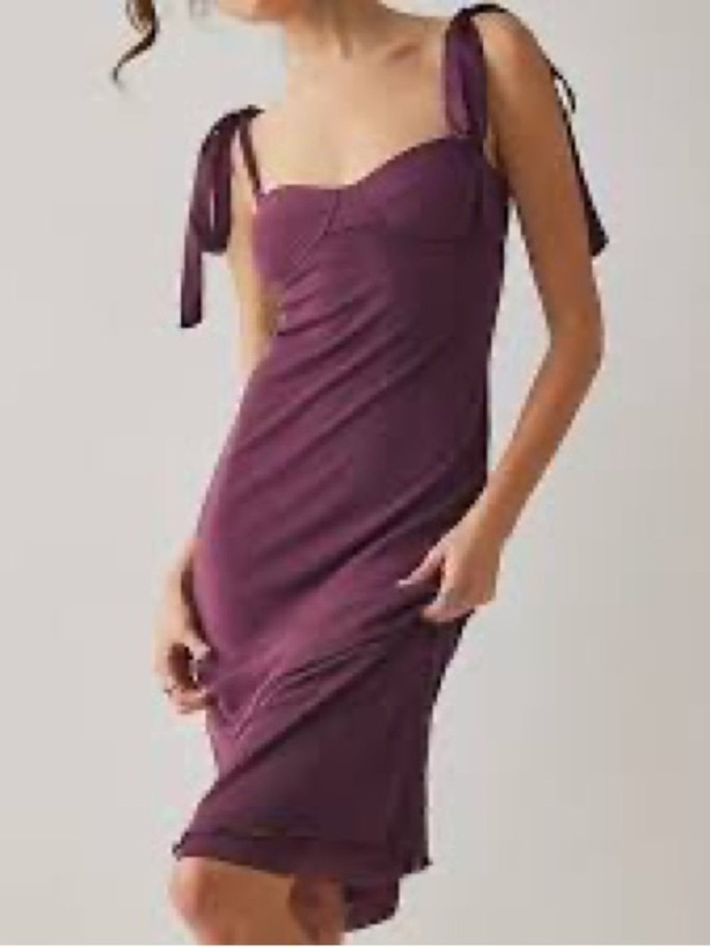 Free People Mesh Midi Slip Dress